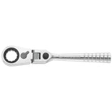 1/4 `` ultra compacte 180 ° flexibele ratelkop voor 1/4"doppenserie HX