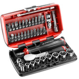 Set van 6-punts 1/4"doppen - metrisch - R.181NANO