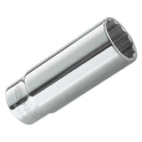 R.EL - Doppen 1/4" lang dunwandig 12-kant, inch-maten