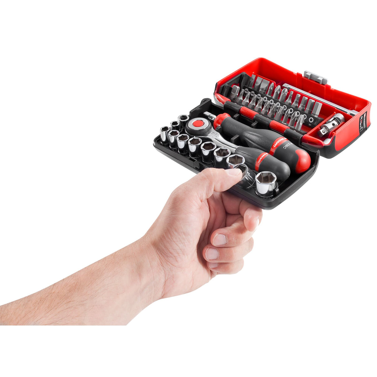 Set van 6-punts 1/4"doppen - metrisch - R.360NANO