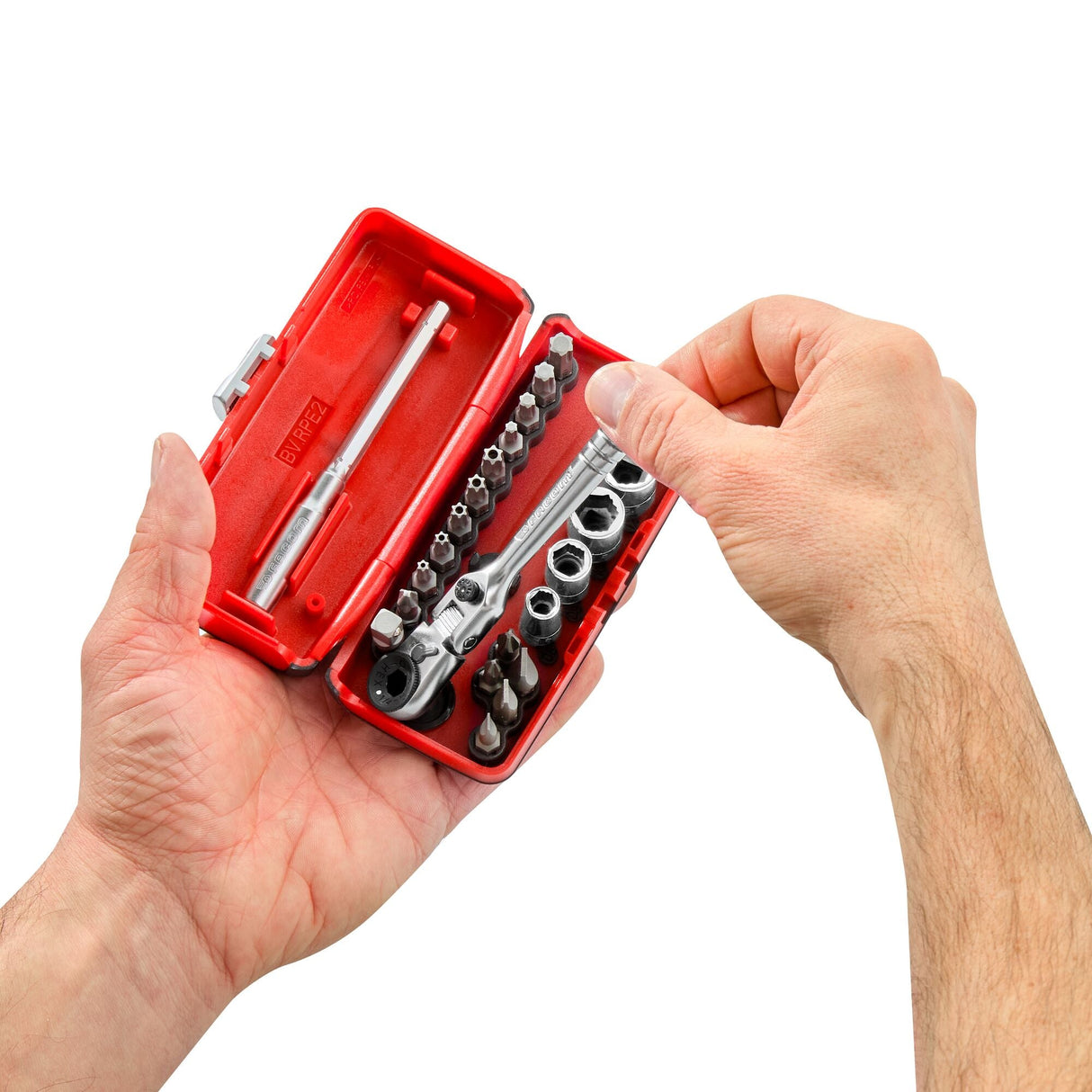 - OGV® GRIP coffret PICO serrage 1/4" avec cliquet compact flex