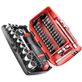 Koffer met doppen 1/4" 6-kant, metrisch - R2NANO