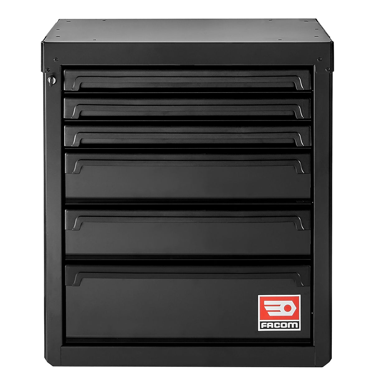Rws2 Zwart Lage Kast Met 6 Lades