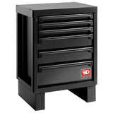 Rws2 Zwart Lage Kast Met 6 Lades