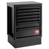Rws2 Zwart Lage Kast Met 7 Lades