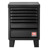 Rws2 Zwart Lage Kast Met 7 Lades