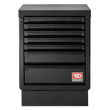 Rws2 Zwart Lage Kast Met 7 Lades