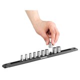Ogv® Doppen Set 1/4” 6-Kant, 10-Delig Op Rail