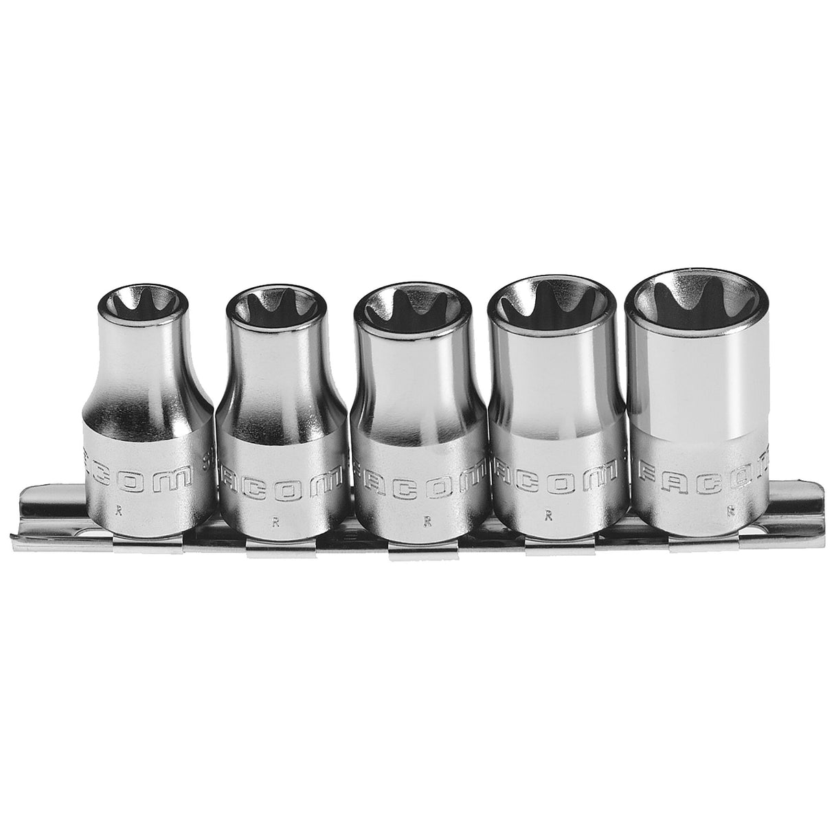  Set 5 doppen 1/2" Torx® op rek